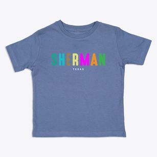 Sherman Texas Color Pop Toddler T-Shirt
