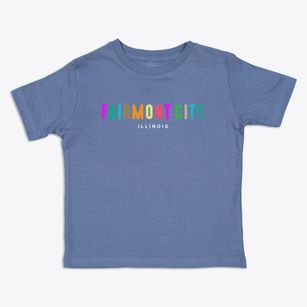 Fairmont City Illinois Color Pop Toddler T-Shirt