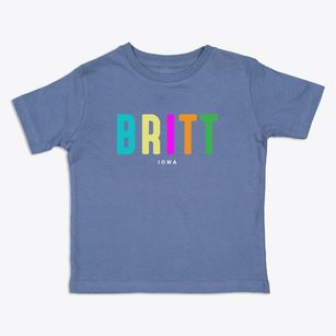 Britt Iowa Color Pop Toddler T-Shirt