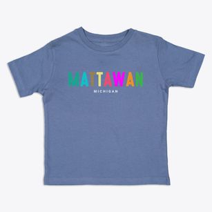 Mattawan Michigan Color Pop Toddler T-Shirt