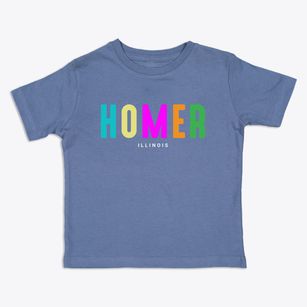 Homer Illinois Color Pop Toddler T-Shirt