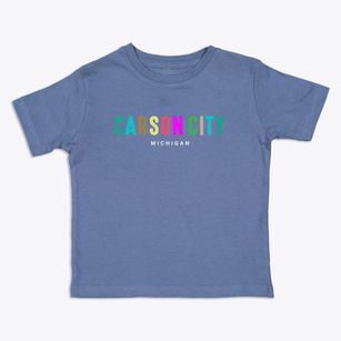 Carson City Michigan Color Pop Toddler T-Shirt