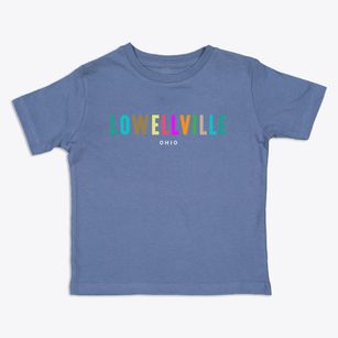 Lowellville Ohio Color Pop Toddler T-Shirt