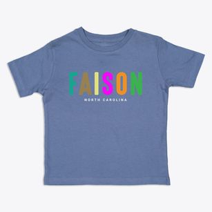 Faison North Carolina Color Pop Toddler T-Shirt