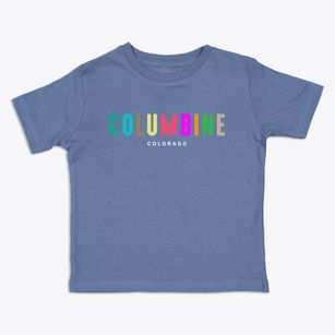 Columbine Colorado Color Pop Toddler T-Shirt