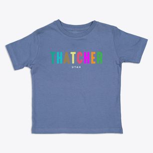 Thatcher Utah Color Pop Toddler T-Shirt