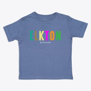 Elkton Michigan Color Pop Toddler T-Shirt