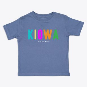 Kiowa Colorado Color Pop Toddler T-Shirt