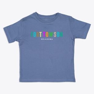 Fort Towson Oklahoma Color Pop Toddler T-Shirt