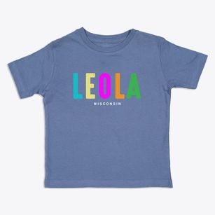 Leola Wisconsin Color Pop Toddler T-Shirt