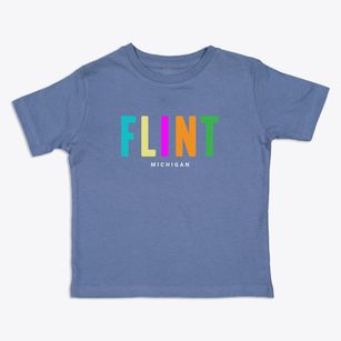 Flint Michigan Color Pop Toddler T-Shirt