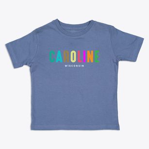 Caroline Wisconsin Color Pop Toddler T-Shirt