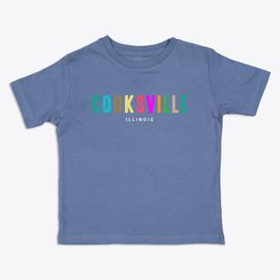 Cooksville Illinois Color Pop Toddler T-Shirt