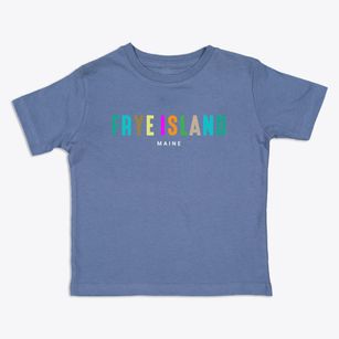 Frye Island Maine Color Pop Toddler T-Shirt