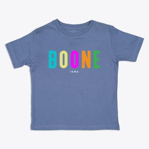 Boone Iowa Color Pop Toddler T-Shirt
