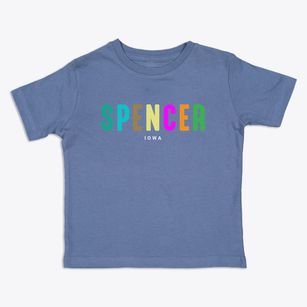 Spencer Iowa Color Pop Toddler T-Shirt