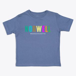Norwell Massachusetts Color Pop Toddler T-Shirt