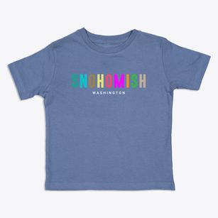 Snohomish Washington Color Pop Toddler T-Shirt