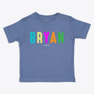 Bryan Ohio Color Pop Toddler T-Shirt