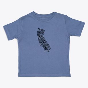  California Flower Art Toddler T-Shirt