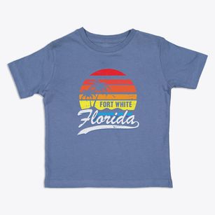 Fort White Florida Palm Tree Sunset Toddler T-Shirt