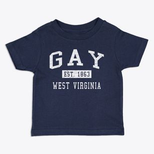 Gay West Virginia Classic Established Toddler T-Shirt