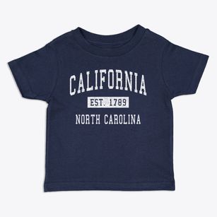 California North Carolina Classic Established Toddler T-Shirt