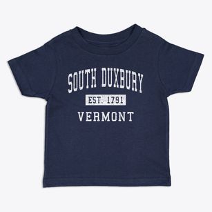 South Duxbury Vermont Classic Established Toddler T-Shirt