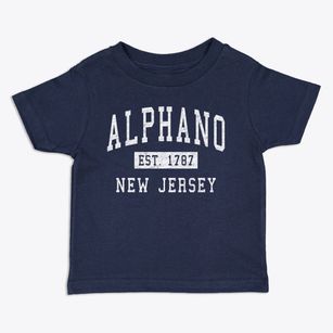 Alphano New Jersey Classic Established Toddler T-Shirt