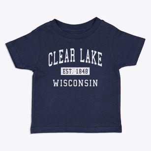 Clear Lake Wisconsin Classic Established Toddler T-Shirt