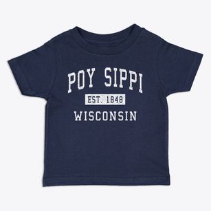 Poy Sippi Wisconsin Classic Established Toddler T-Shirt