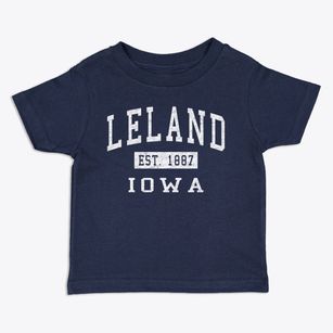 Leland Iowa Classic Established Toddler T-Shirt