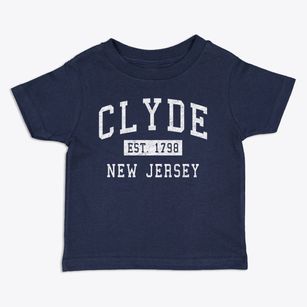 Clyde New Jersey Classic Established Toddler T-Shirt