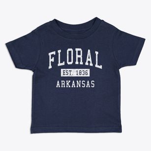 Floral Arkansas Classic Established Toddler T-Shirt