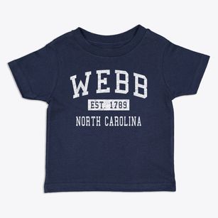 Webb North Carolina Classic Established Toddler T-Shirt