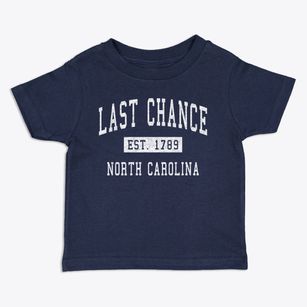 Last Chance North Carolina Classic Established Toddler T-Shirt