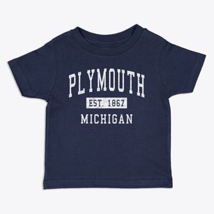 Plymouth Michigan Classic Established Toddler T-Shirt