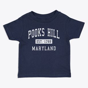 Pooks Hill Maryland Classic Established Toddler T-Shirt
