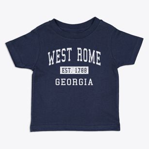 West Rome Georgia Classic Established Toddler T-Shirt