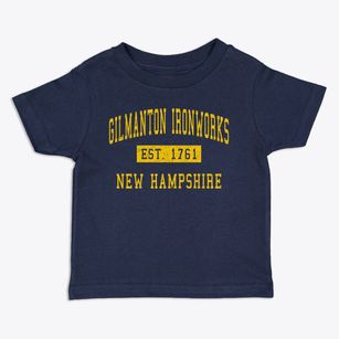 Gilmanton Ironworks New Hampshire Classic Established Toddler T-Shirt