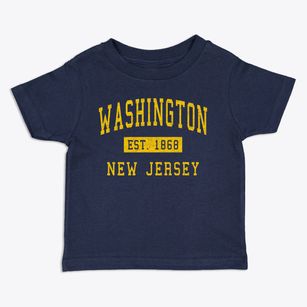 Washington New Jersey Classic Established Toddler T-Shirt