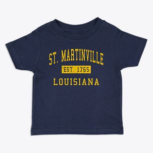 St. Martinville Louisiana Classic Established Toddler T-Shirt