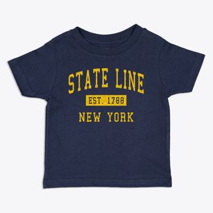 State Line New York Classic Established Toddler T-Shirt