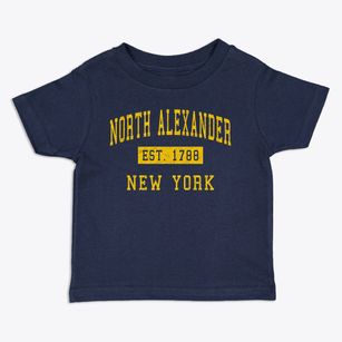 North Alexander New York Classic Established Toddler T-Shirt