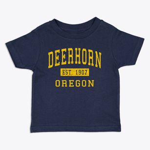 Deerhorn Oregon Classic Established Toddler T-Shirt
