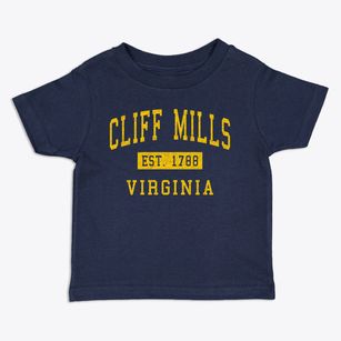 Cliff Mills Virginia Classic Established Toddler T-Shirt