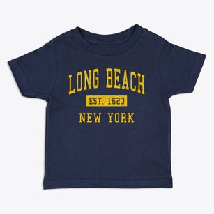 Long Beach New York Classic Established Toddler T-Shirt
