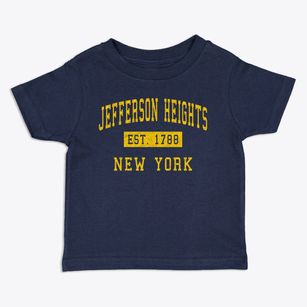 Jefferson Heights New York Classic Established Toddler T-Shirt