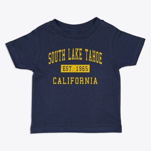 South Lake Tahoe California Classic Established Toddler T-Shirt