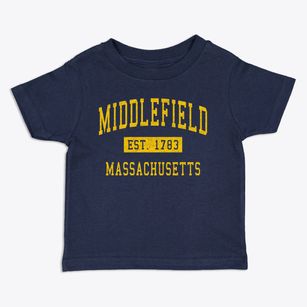 Middlefield Massachusetts Classic Established Toddler T-Shirt